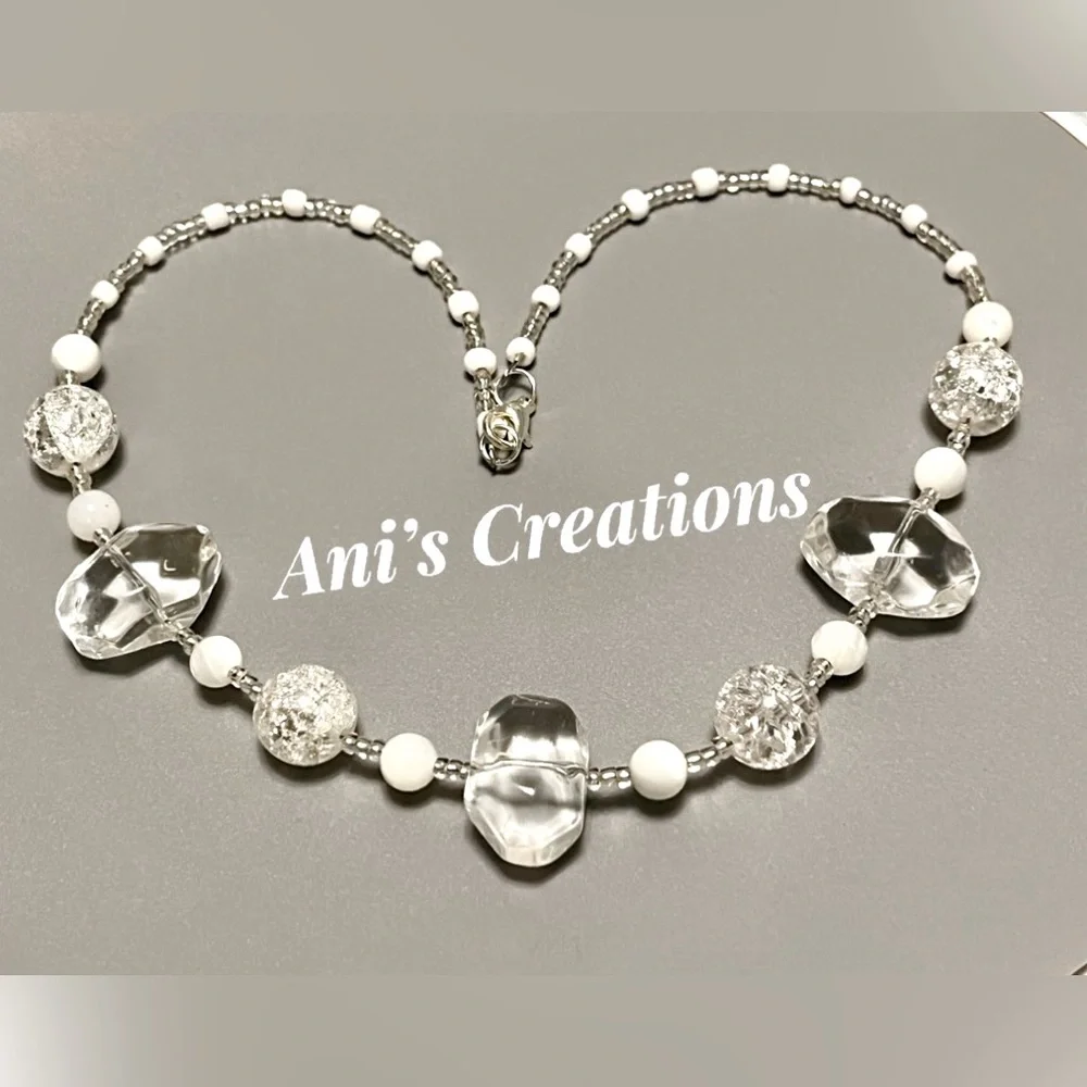 “Glass Pearl” Handmade Necklace by Ani’s Creations - Picture 3 of 4